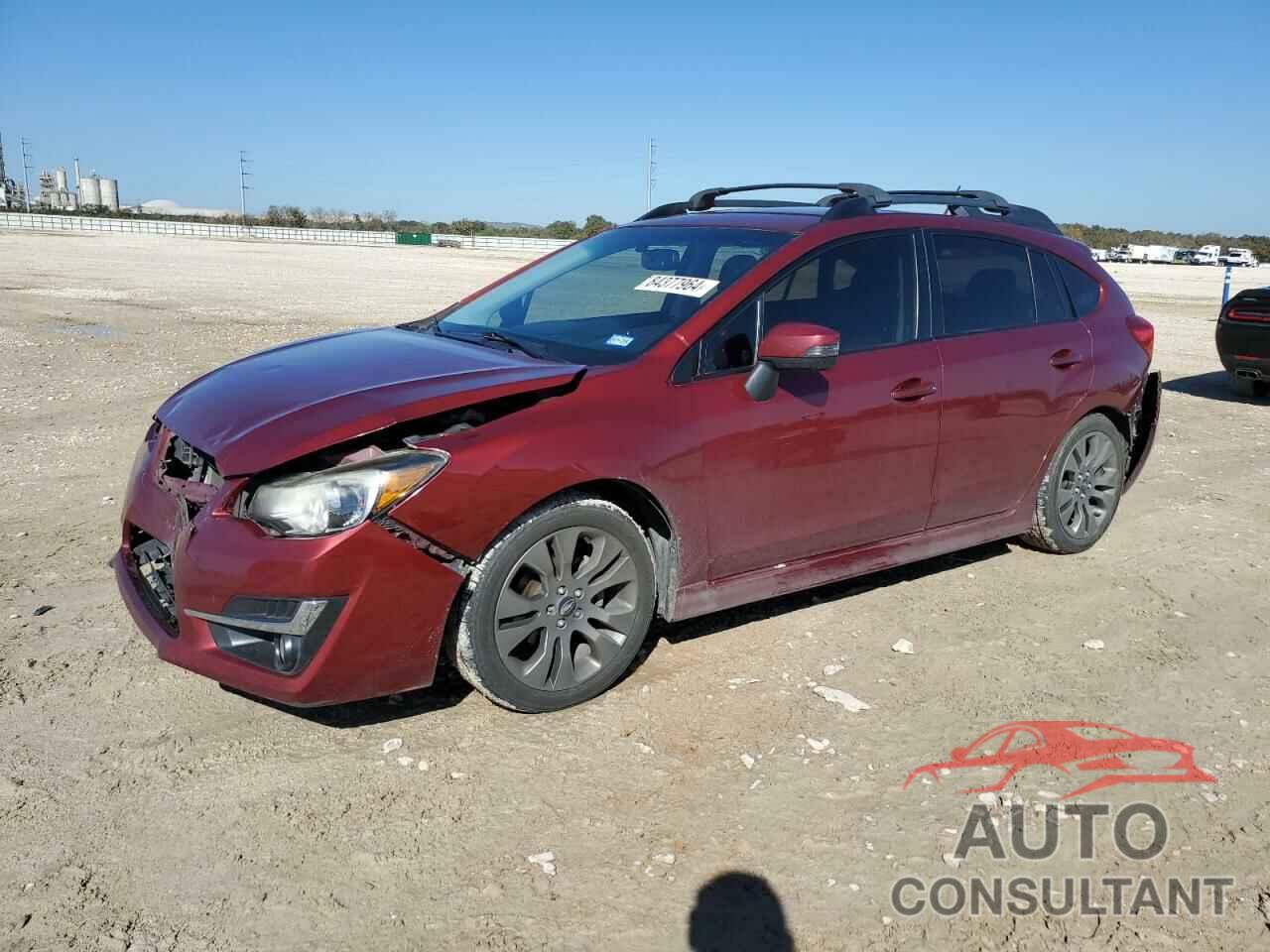 SUBARU IMPREZA 2015 - JF1GPAV68FH220676