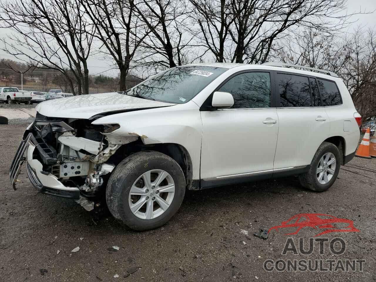 TOYOTA HIGHLANDER 2012 - 5TDZA3EH0CS030184