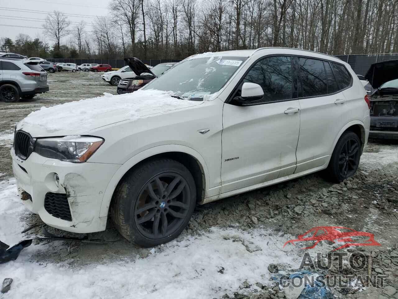 BMW X3 2016 - 5UXWX9C54G0D79095