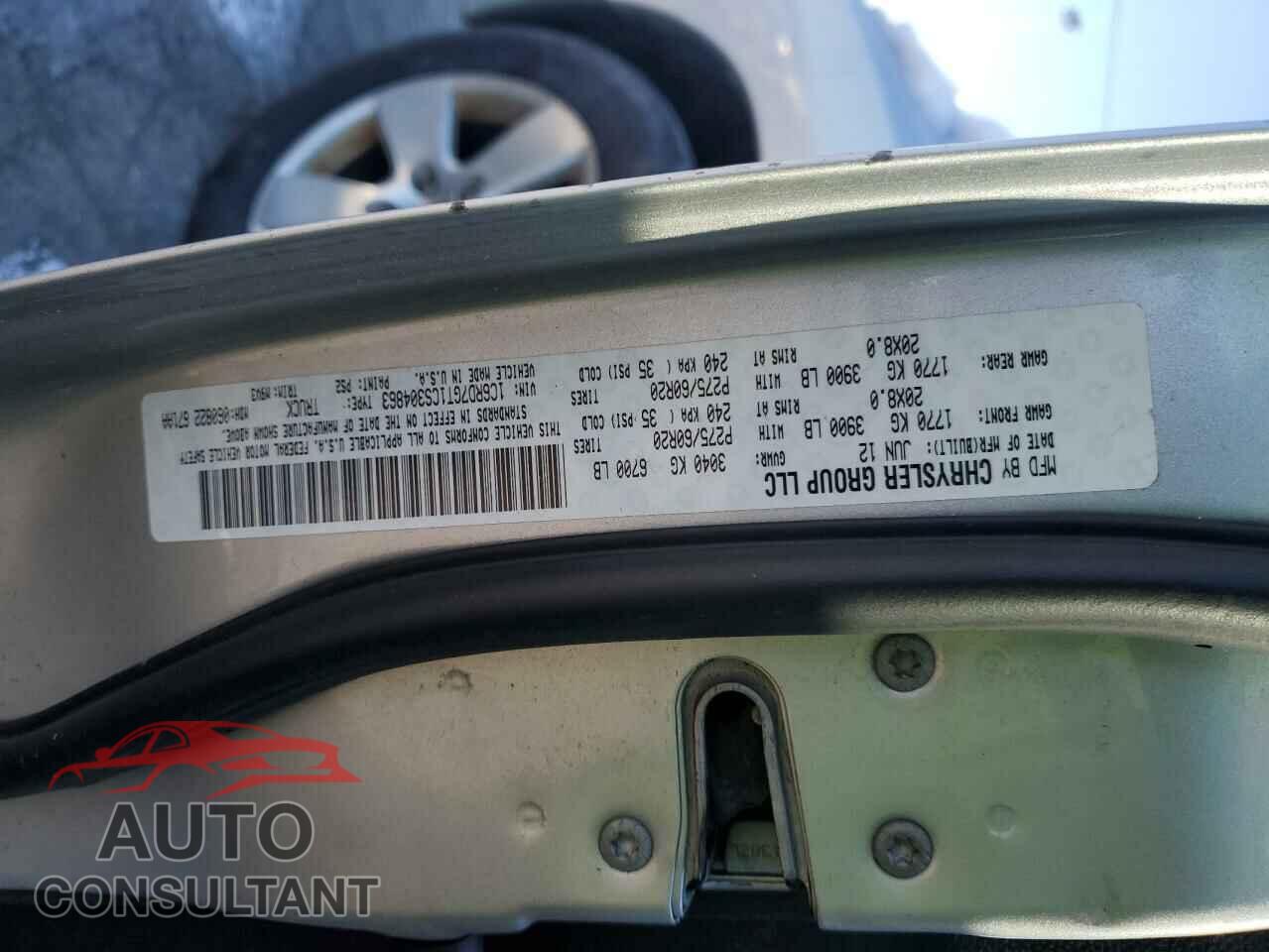 DODGE RAM 1500 2012 - 1C6RD7GT1CS304863