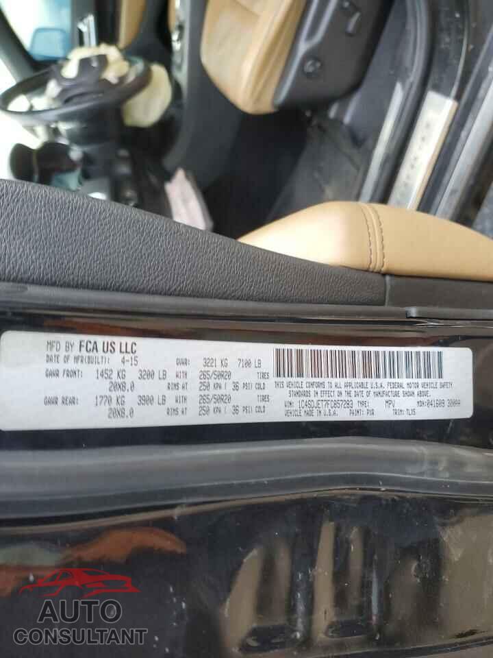 DODGE DURANGO 2015 - 1C4SDJET7FC857283