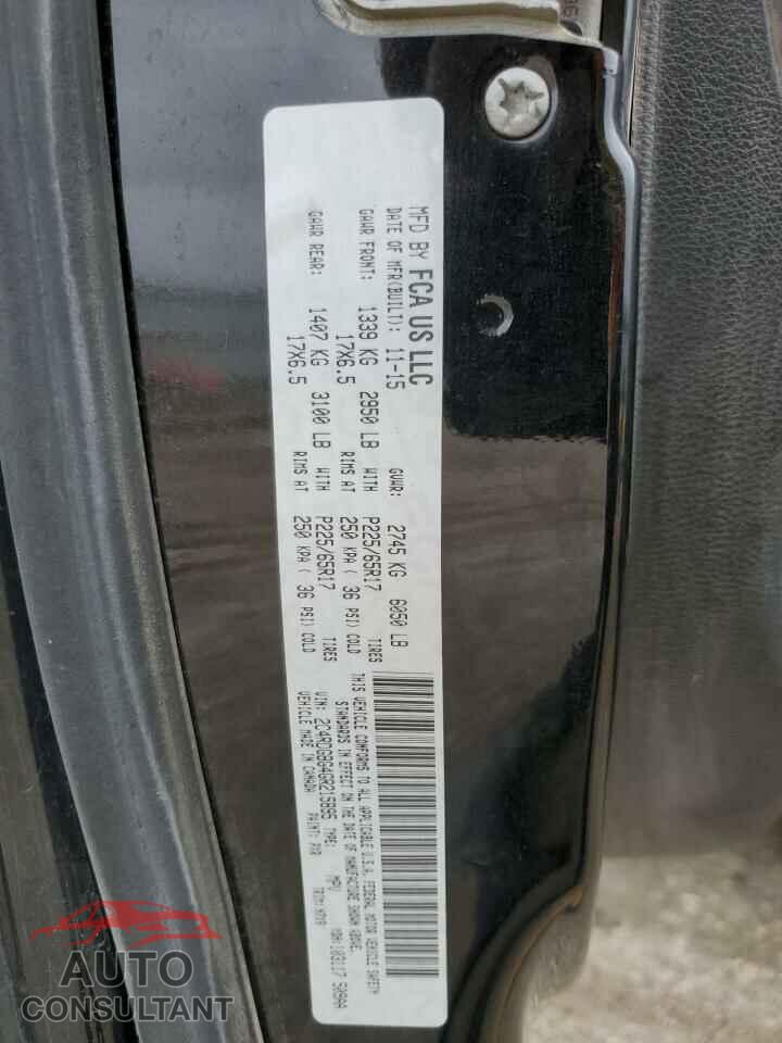 DODGE CARAVAN 2016 - 2C4RDGBG4GR215895