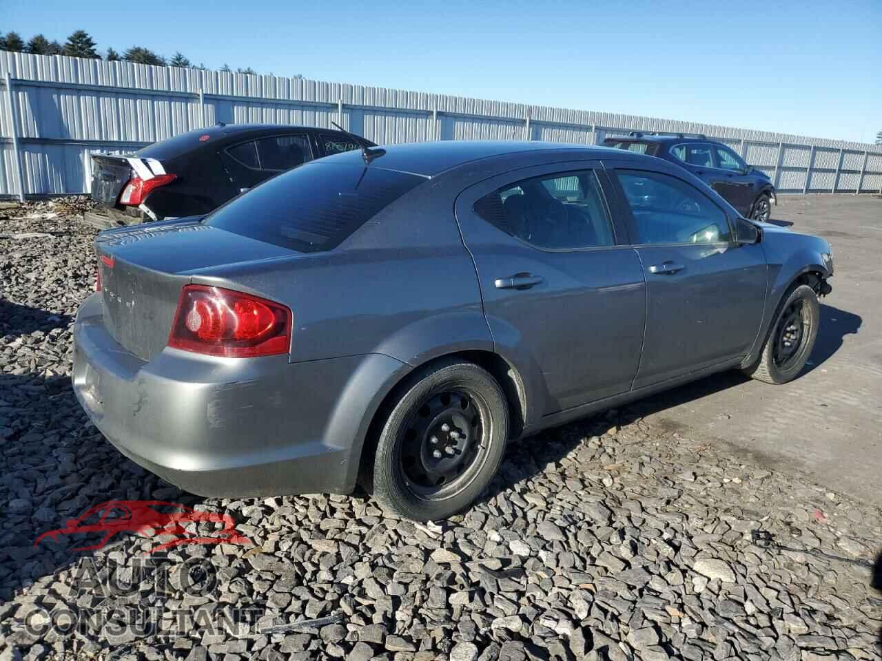 DODGE AVENGER 2012 - 1C3CDZAB1CN190358
