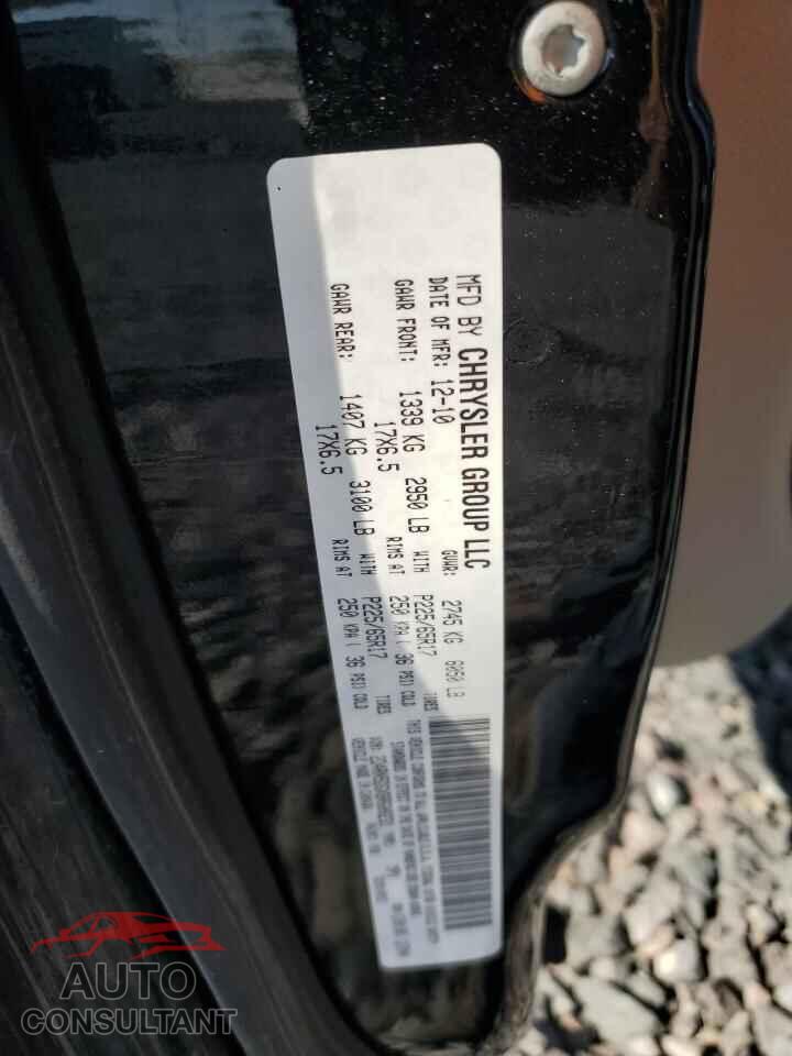 DODGE CARAVAN 2011 - 2D4RN5DGXBR608231