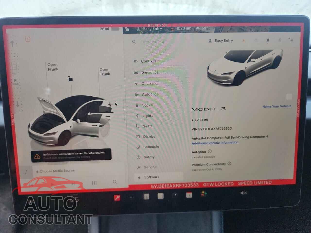 TESLA MODEL 3 2024 - 5YJ3E1EAXRF733533