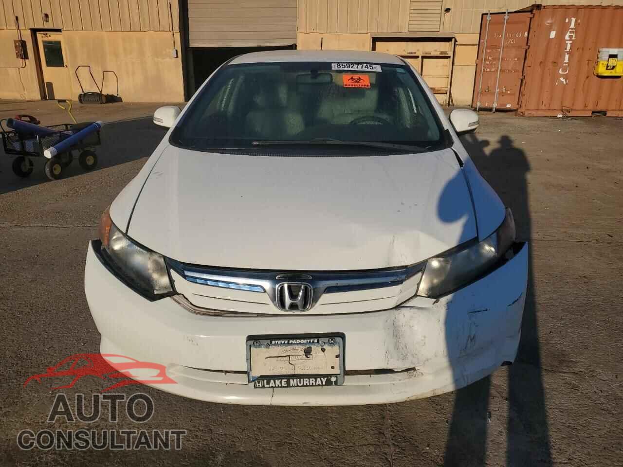 HONDA CIVIC 2012 - JHMFB4F35CS011175