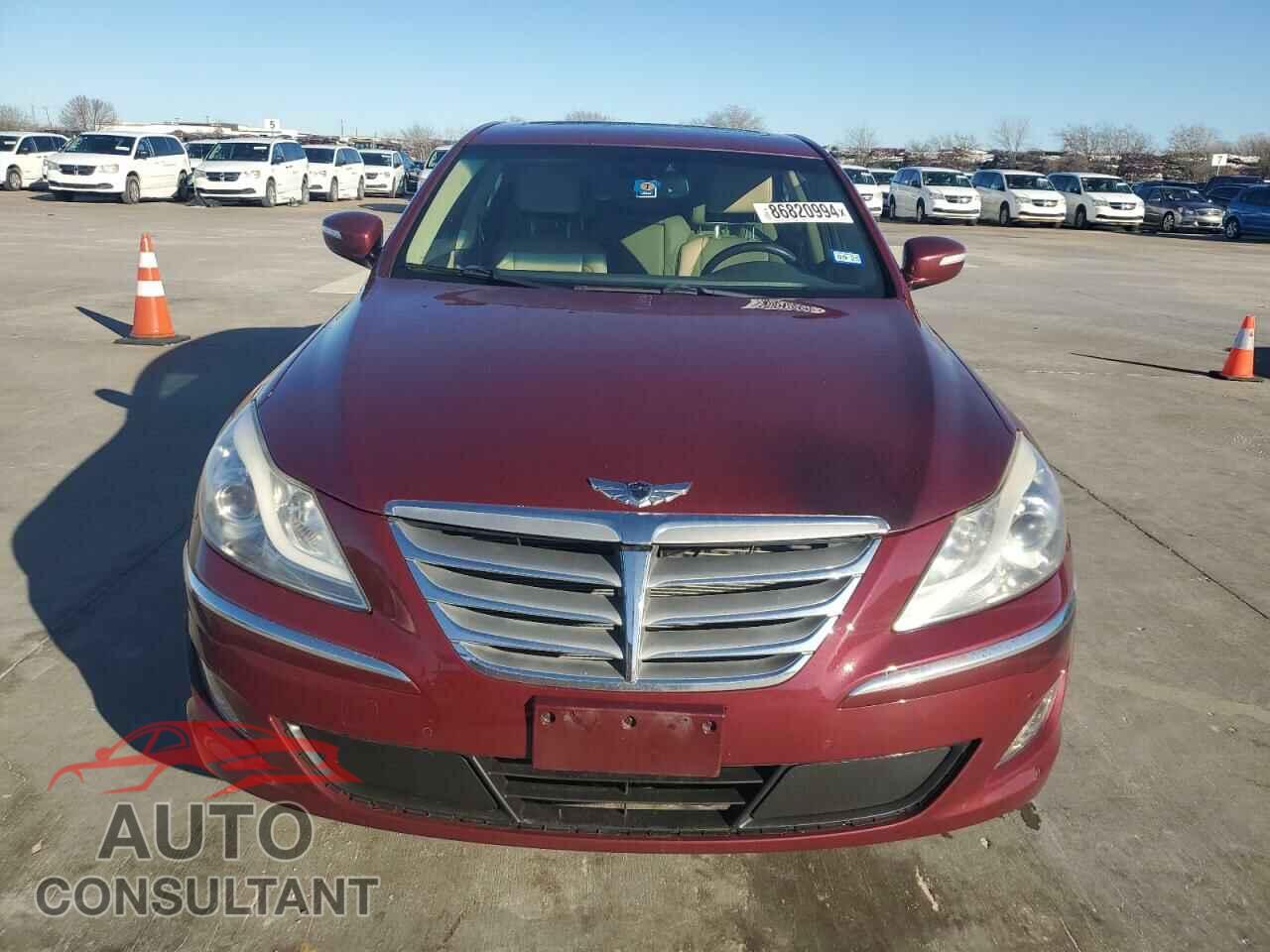 HYUNDAI GENESIS 2012 - KMHGC4DD9CU173485