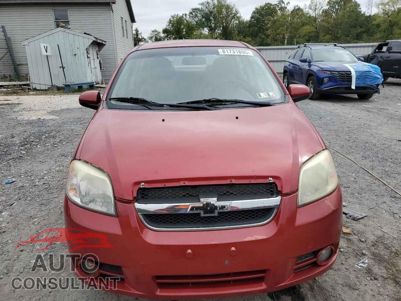 CHEVROLET AVEO 2011 - KL1TG5DE2BB192032