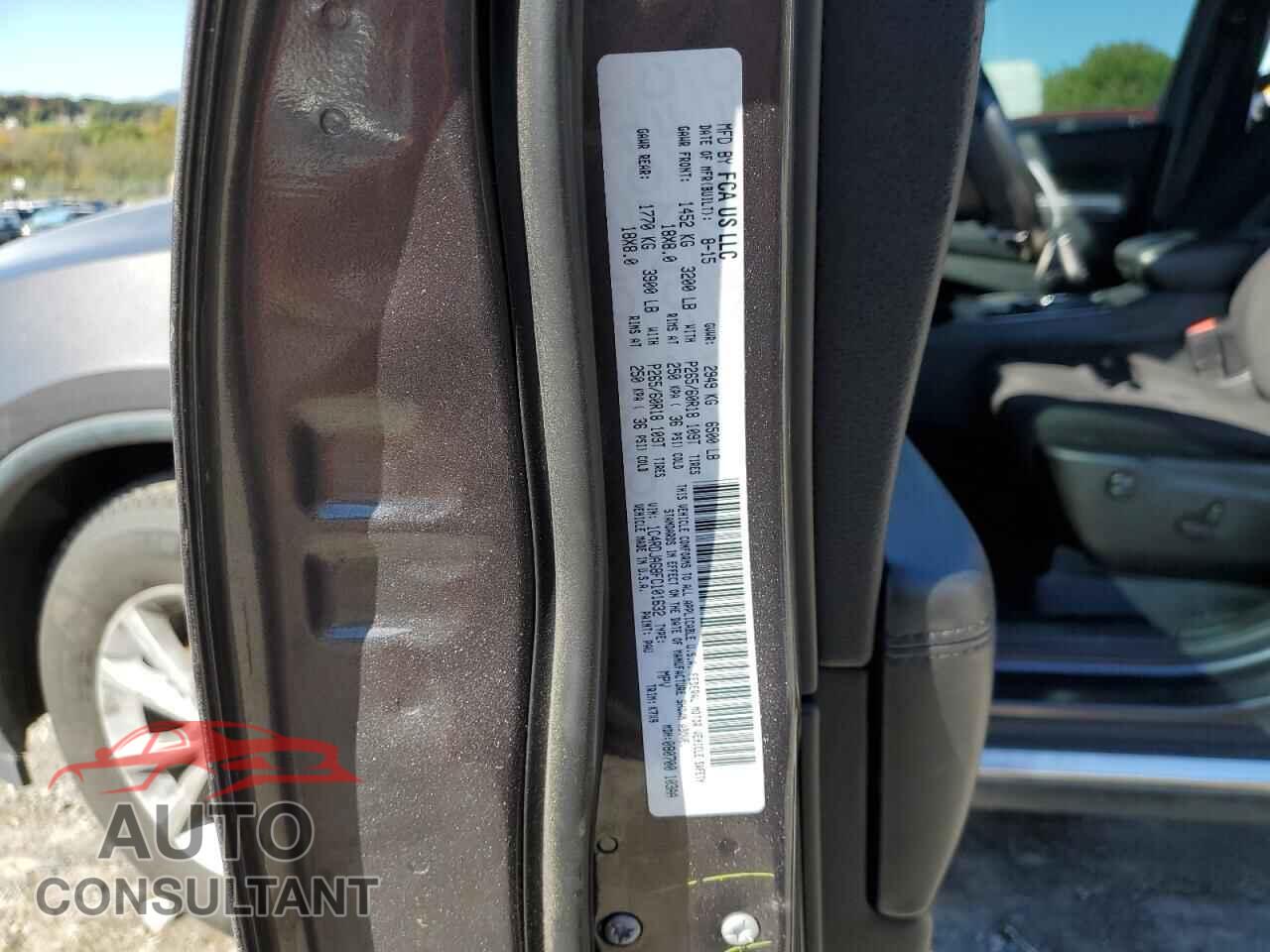 DODGE DURANGO 2015 - 1C4RDJAG8FC101632