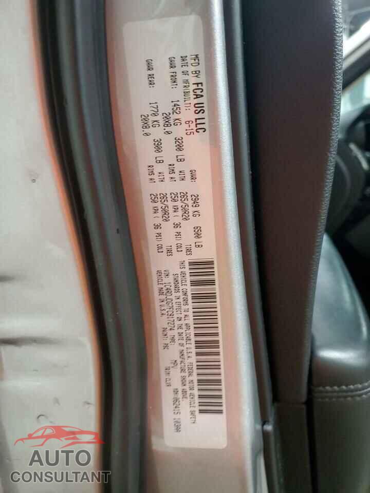 DODGE DURANGO 2015 - 1C4RDJDG7FC917274