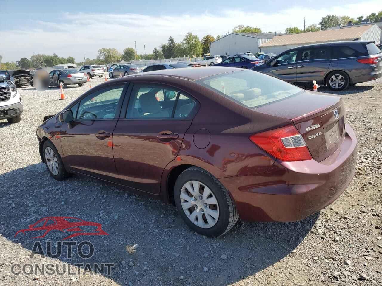 HONDA CIVIC 2012 - 19XFB2F55CE098103
