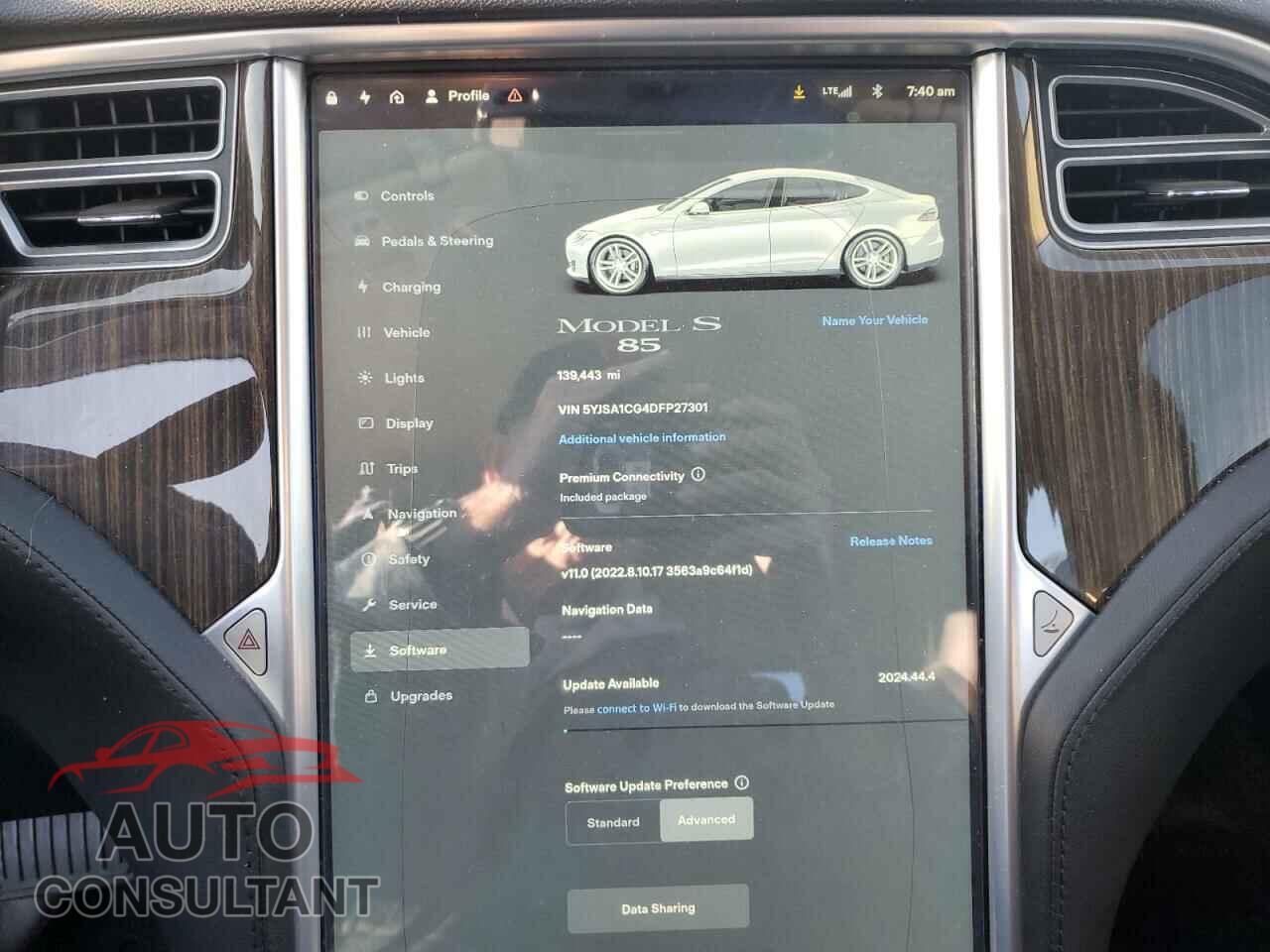 TESLA MODEL S 2013 - 5YJSA1CG4DFP27301