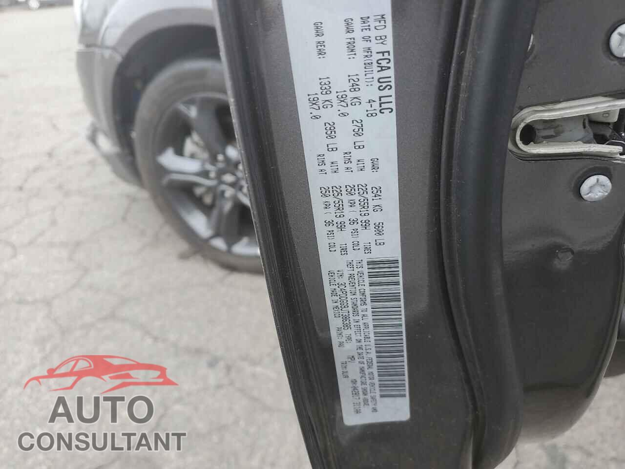 DODGE JOURNEY 2018 - 3C4PDDGG9JT386385