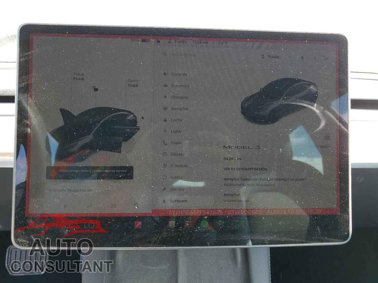 TESLA MODEL 3 2023 - 5YJ3E1EA8PF543839