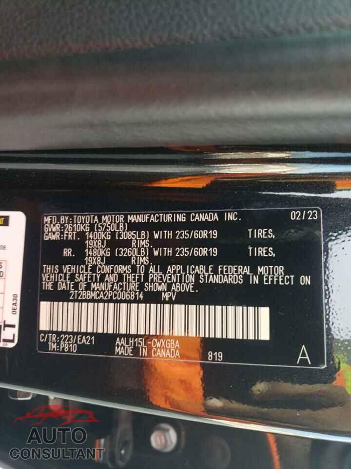LEXUS RX 350H BA 2023 - 2T2BBMCA2PC006814