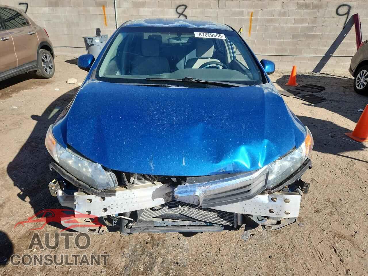 HONDA CIVIC 2012 - 2HGFB2F54CH509481