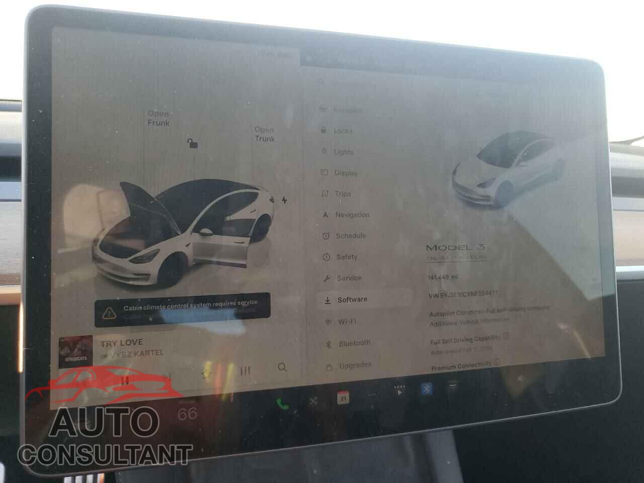 TESLA MODEL 3 2022 - 5YJ3E1ECXNF354477