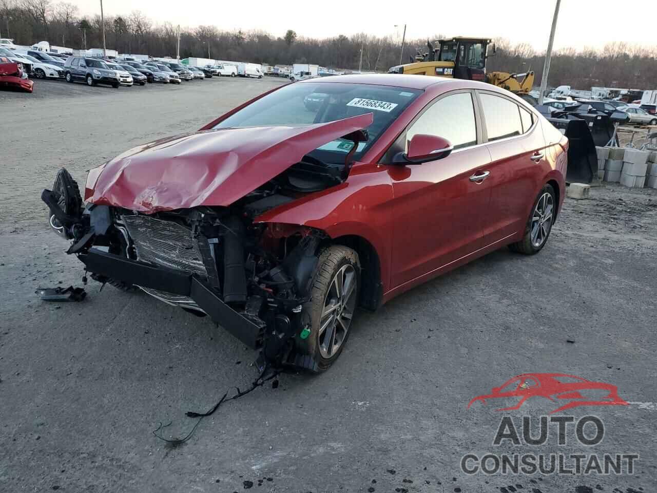 HYUNDAI ELANTRA 2017 - 5NPD84LF2HH059275