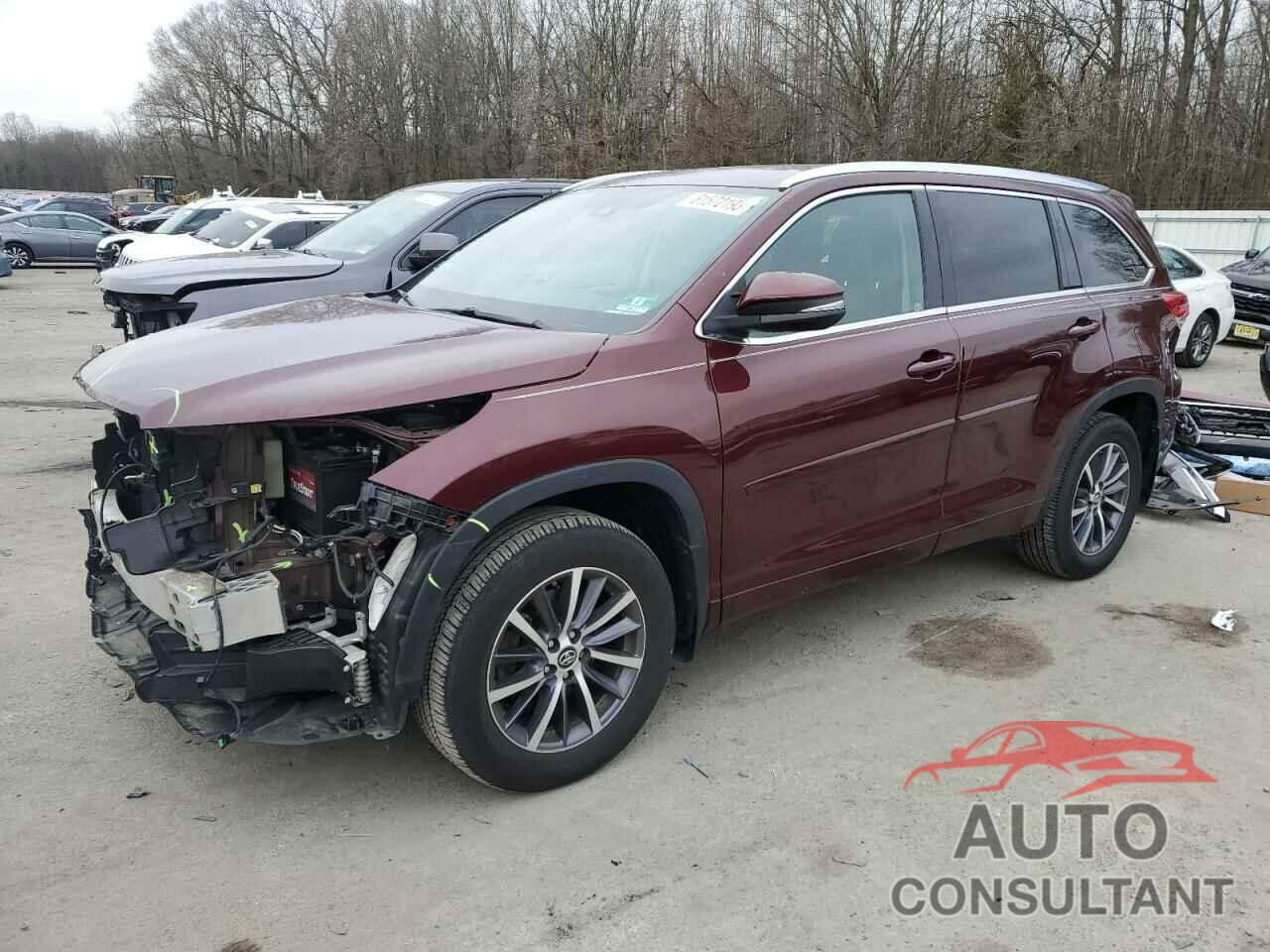 TOYOTA HIGHLANDER 2017 - 5TDJZRFH0HS442653