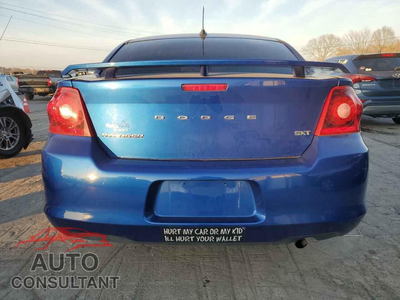 DODGE AVENGER 2013 - 1C3CDZCB8DN582493
