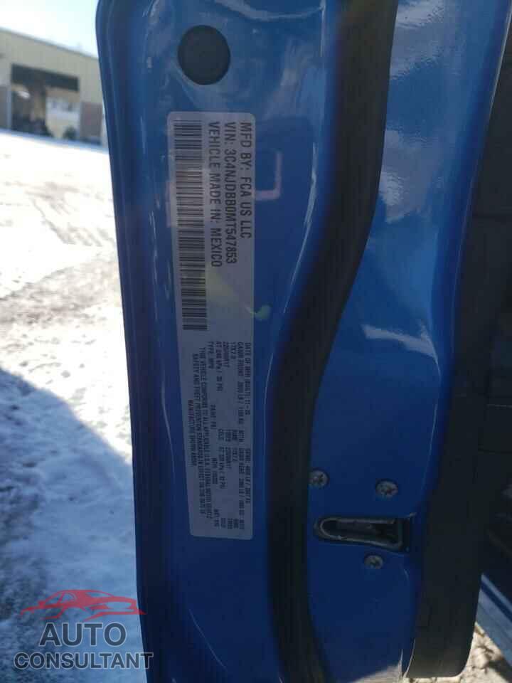 JEEP COMPASS 2021 - 3C4NJDBB0MT547853