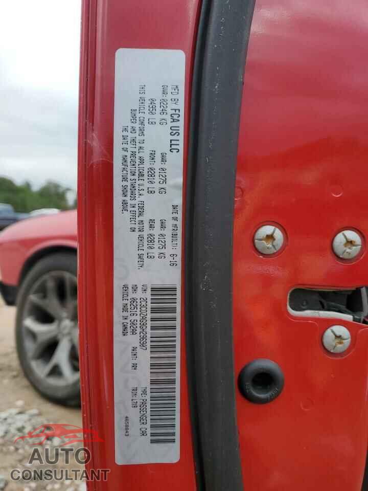 DODGE CHALLENGER 2016 - 2C3CDZAG9GH296907