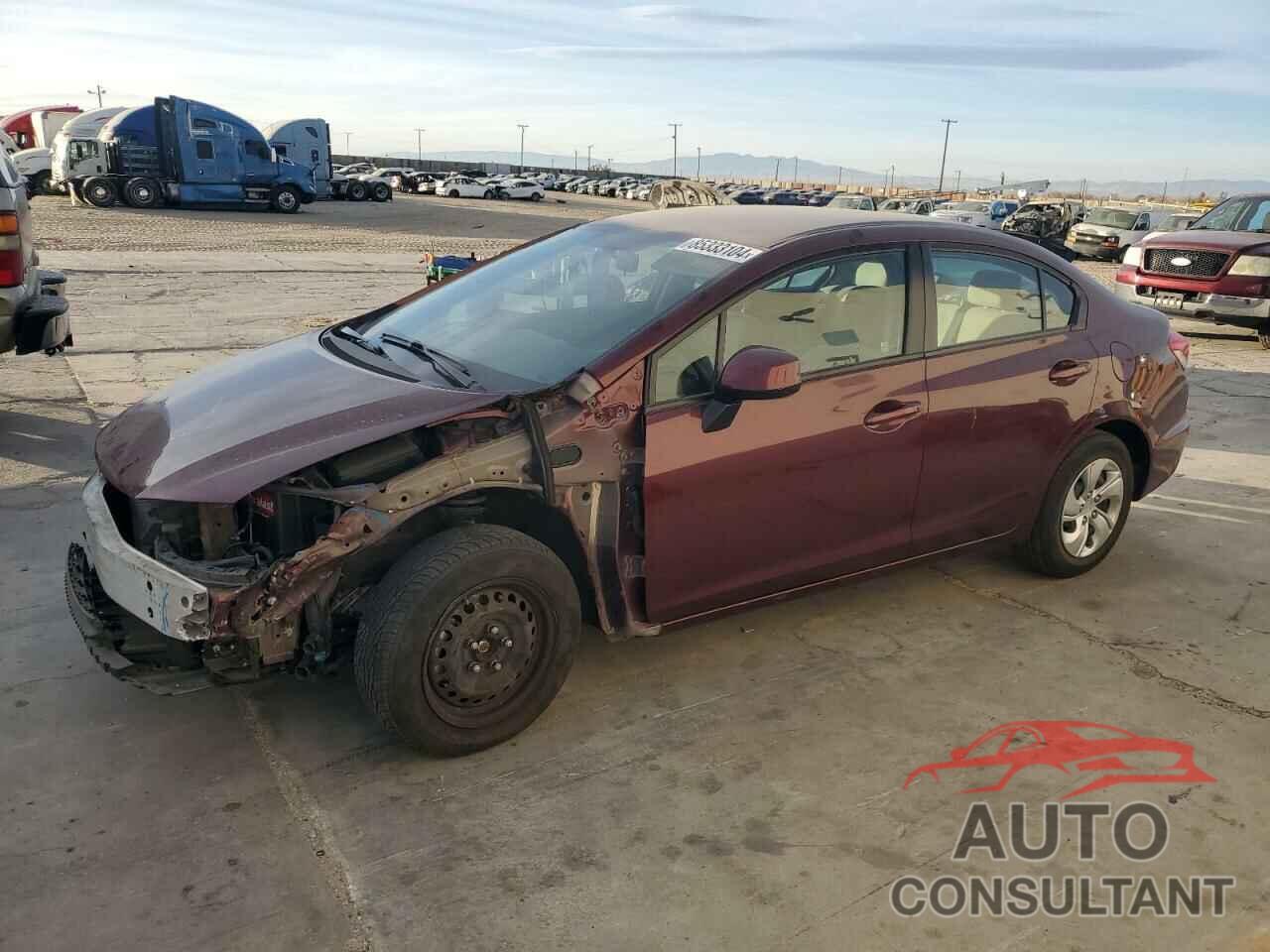 HONDA CIVIC 2013 - 19XFB2F53DE289469