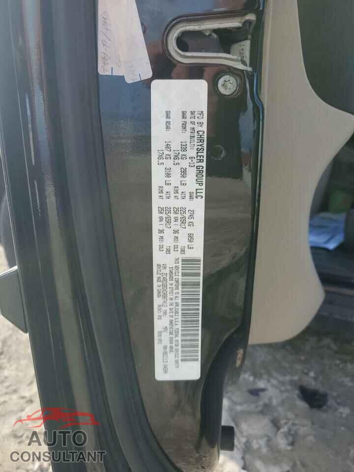DODGE CARAVAN 2013 - 2C4RDGBGXDR807412