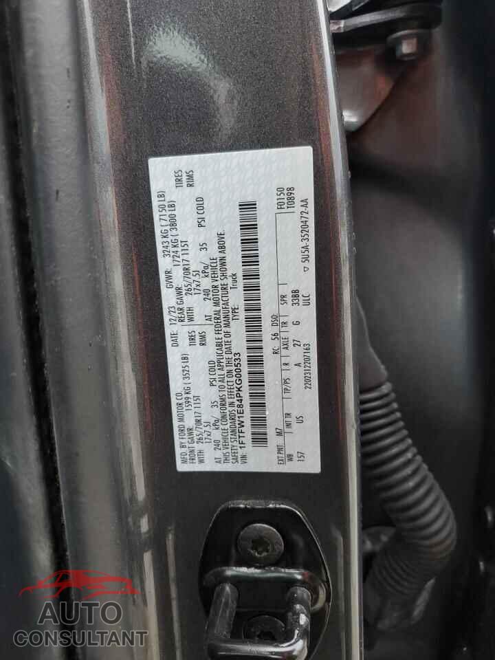 FORD F-150 2023 - 1FTFW1E84PKG00533
