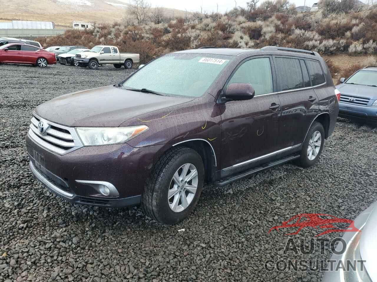 TOYOTA HIGHLANDER 2013 - 5TDBK3EH2DS181351