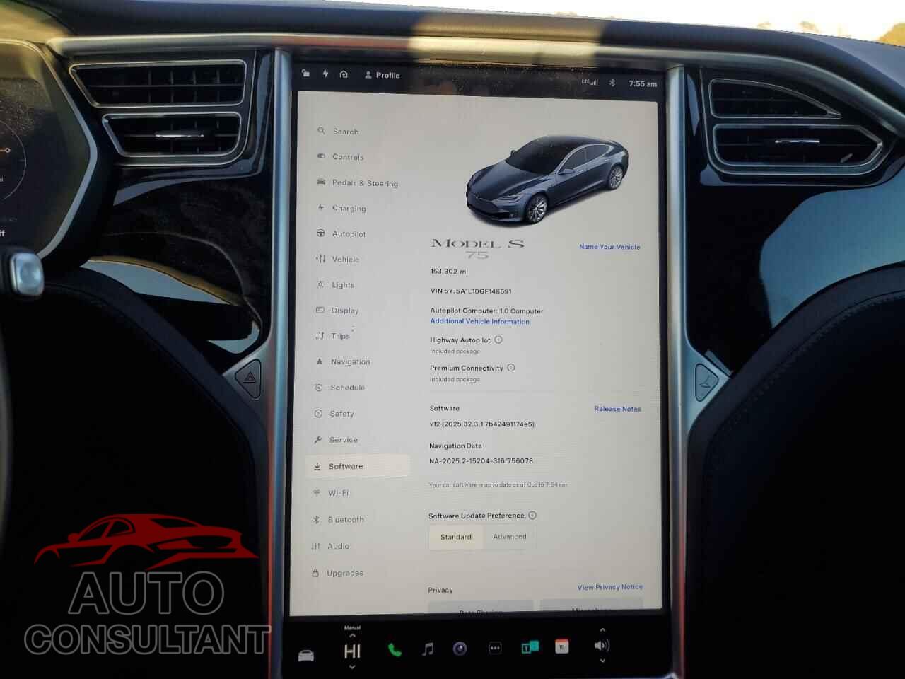 TESLA MODEL S 2016 - 5YJSA1E10GF148691