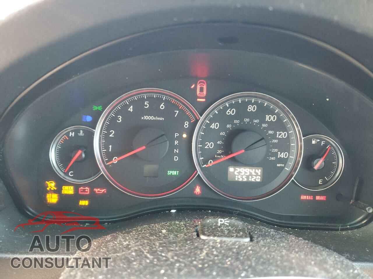 SUBARU OUTBACK 2009 - 4S4BP61C297347622