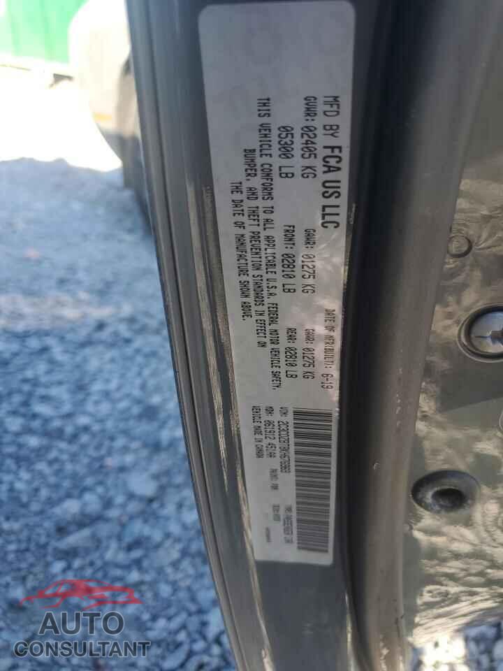 DODGE CHALLENGER 2019 - 2C3CDZBT8KH676969