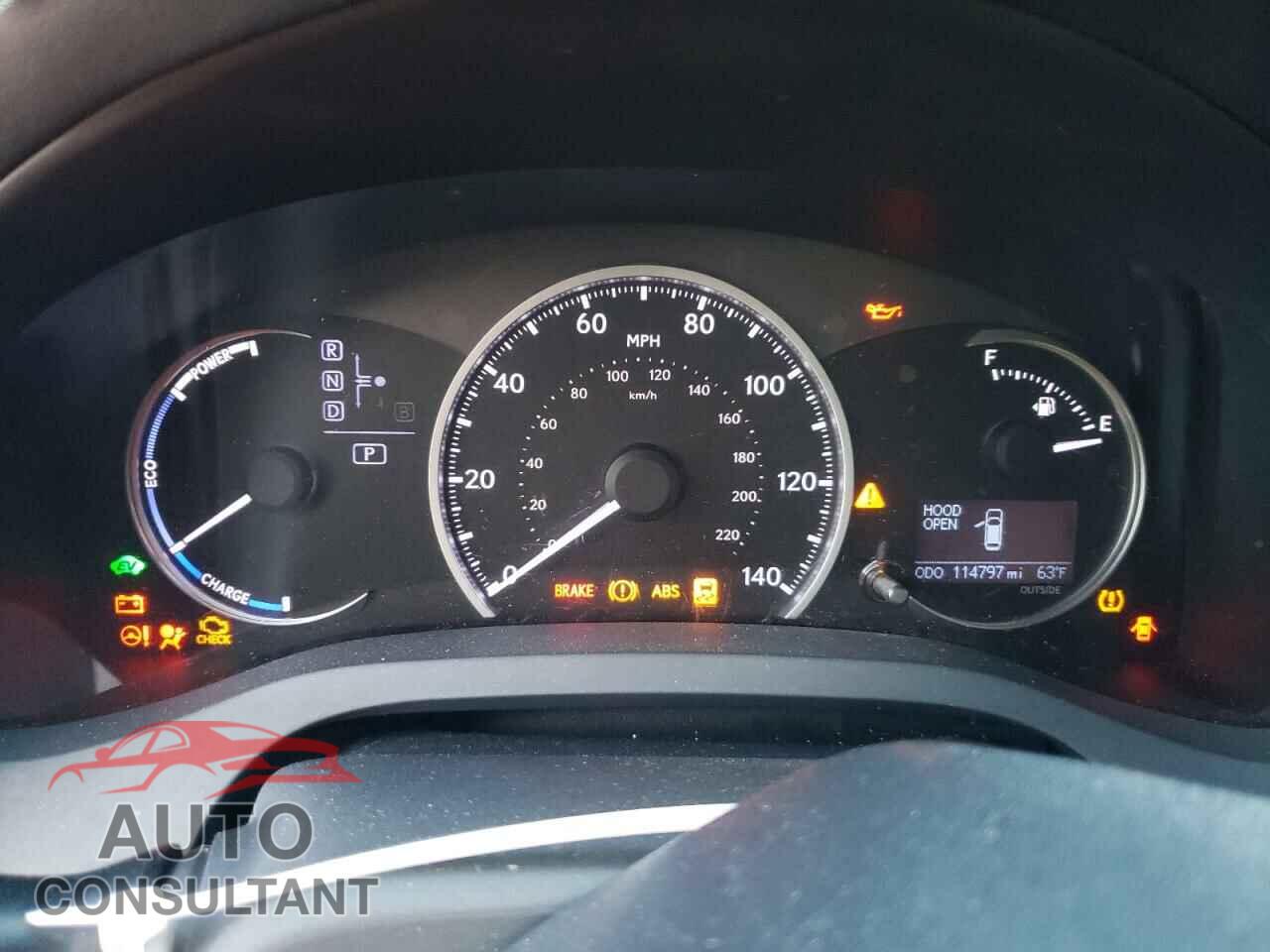 LEXUS CT 200 2012 - JTHKD5BH0C2099438