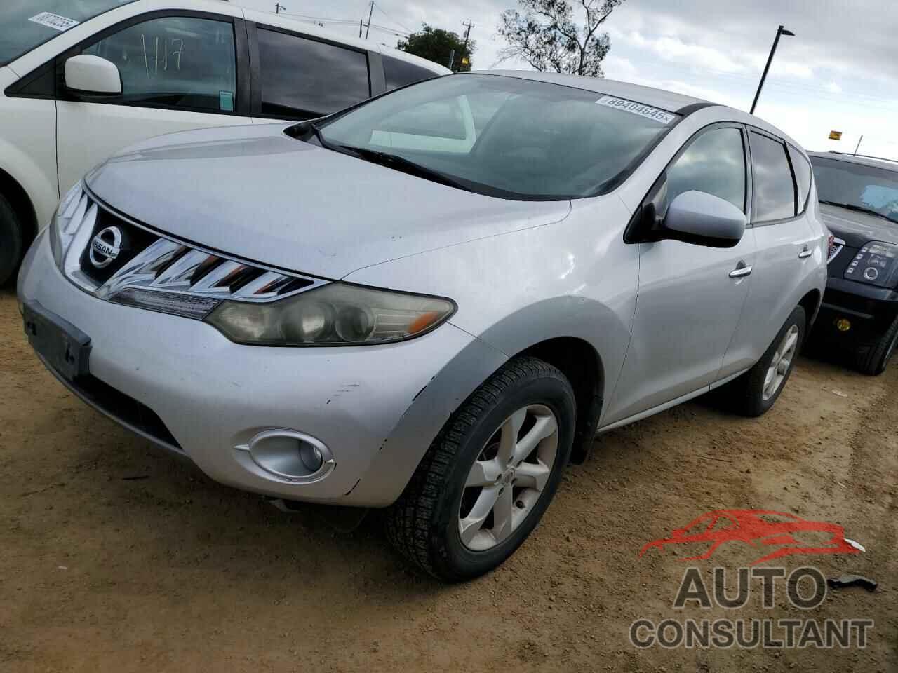 NISSAN MURANO 2009 - JN8AZ18WX9W113428