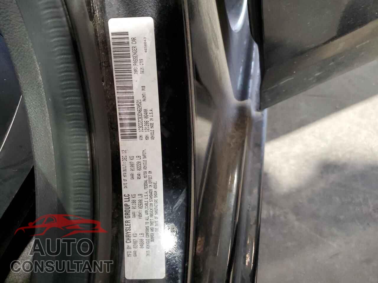 DODGE AVENGER 2013 - 1C3CDZCB3DN620521