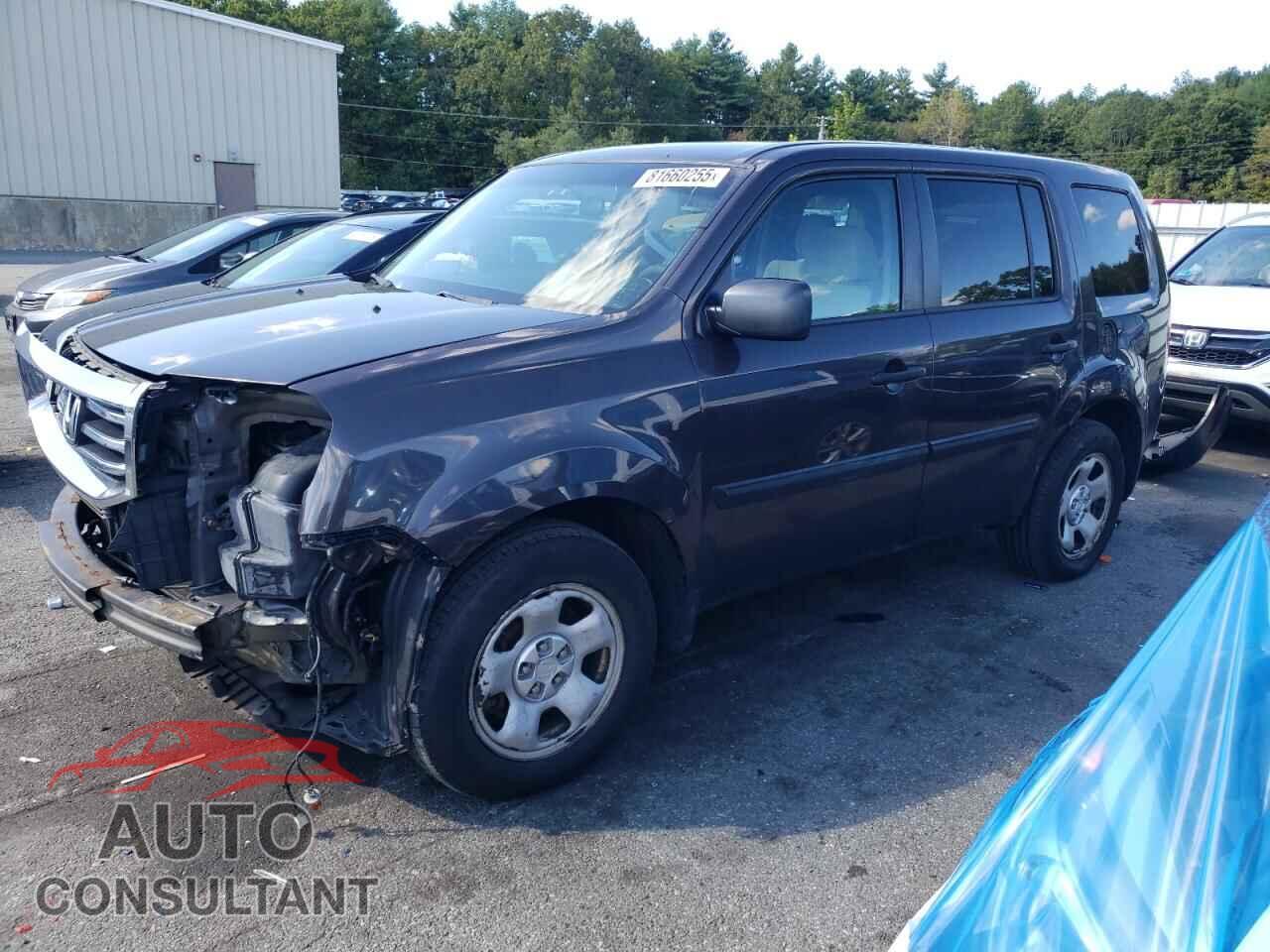 HONDA PILOT 2012 - 5FNYF4H23CB007531