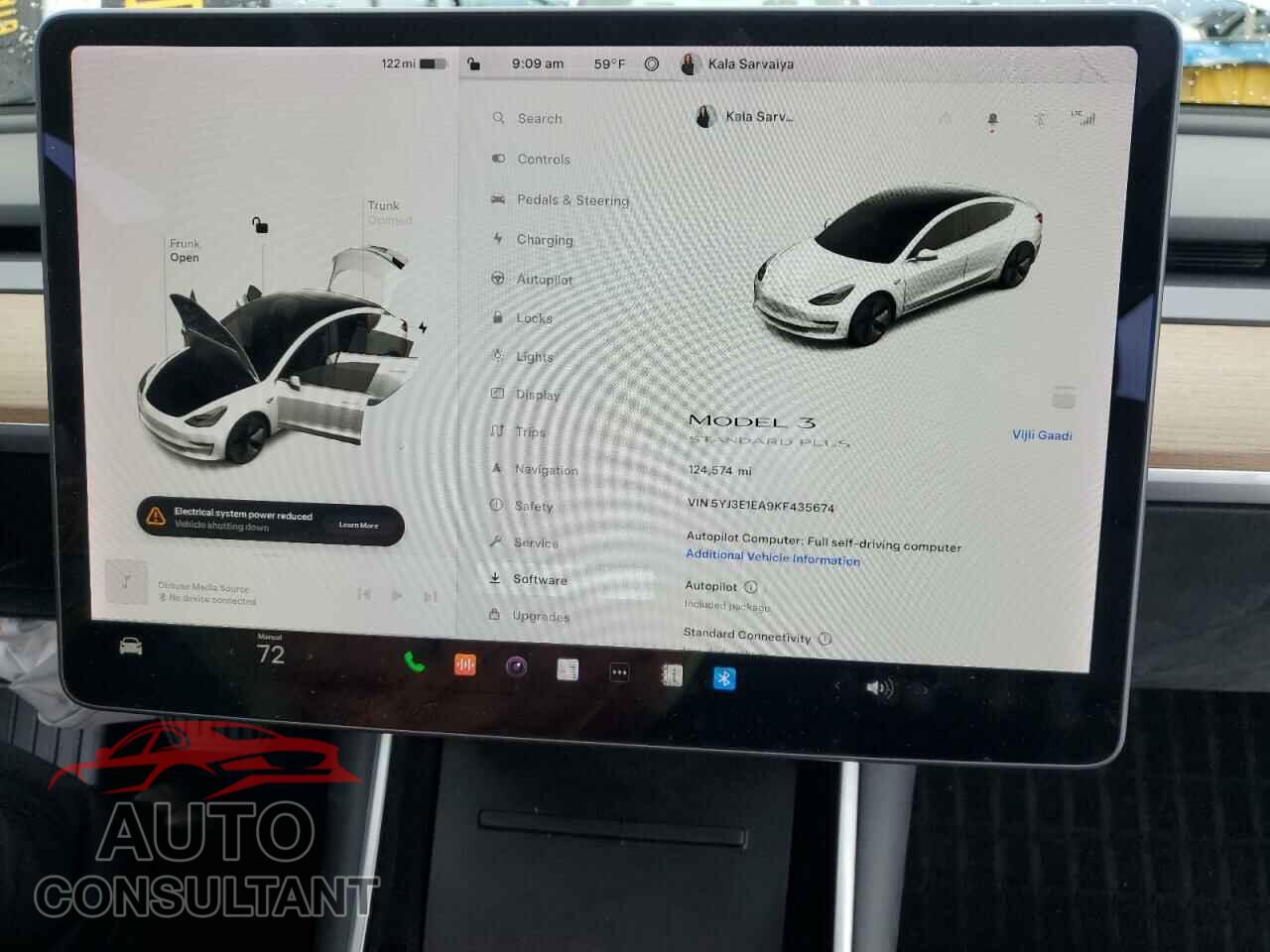 TESLA MODEL 3 2019 - 5YJ3E1EA9KF435674