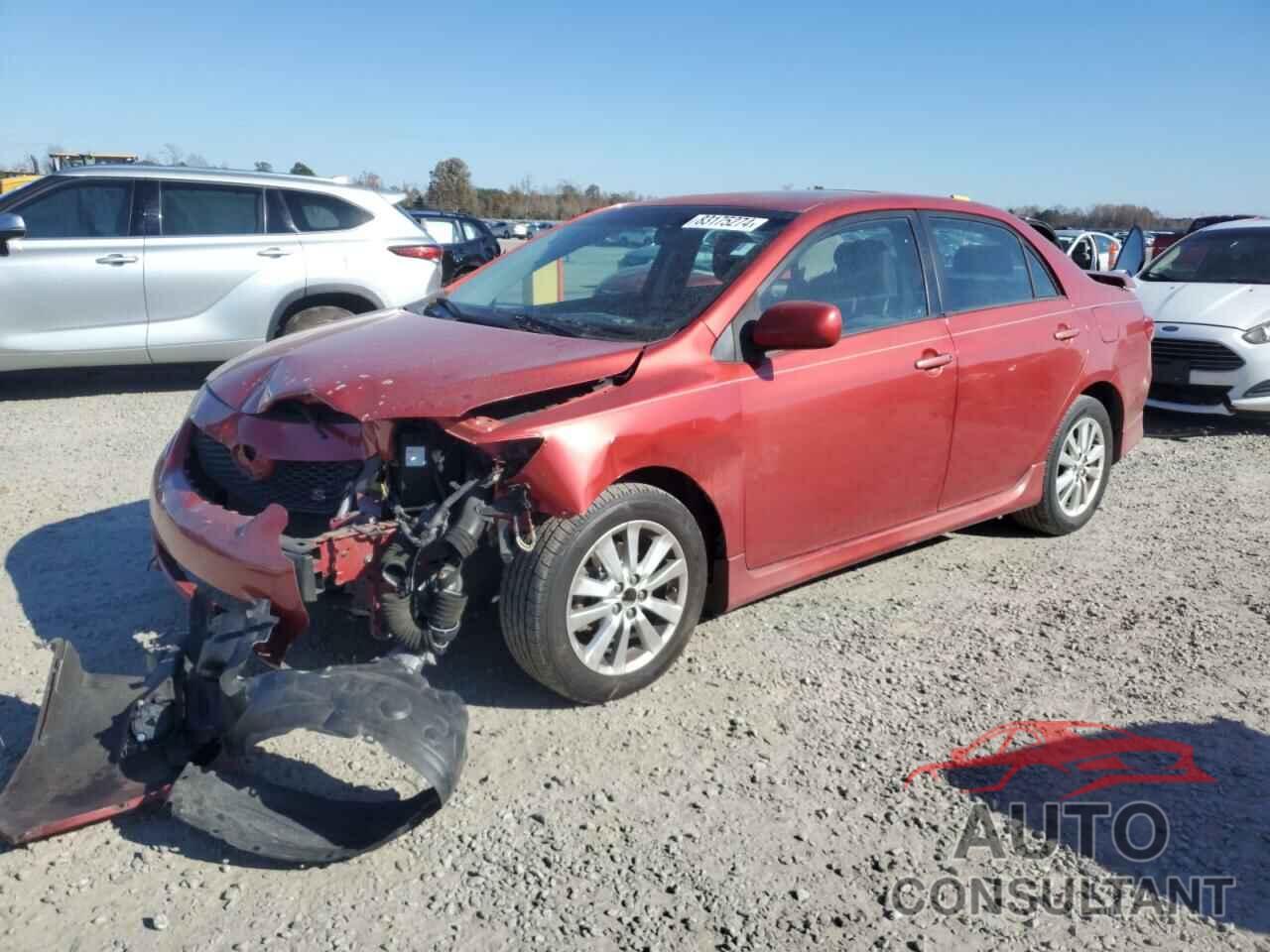 TOYOTA COROLLA 2010 - 2T1BU4EE7AC464483