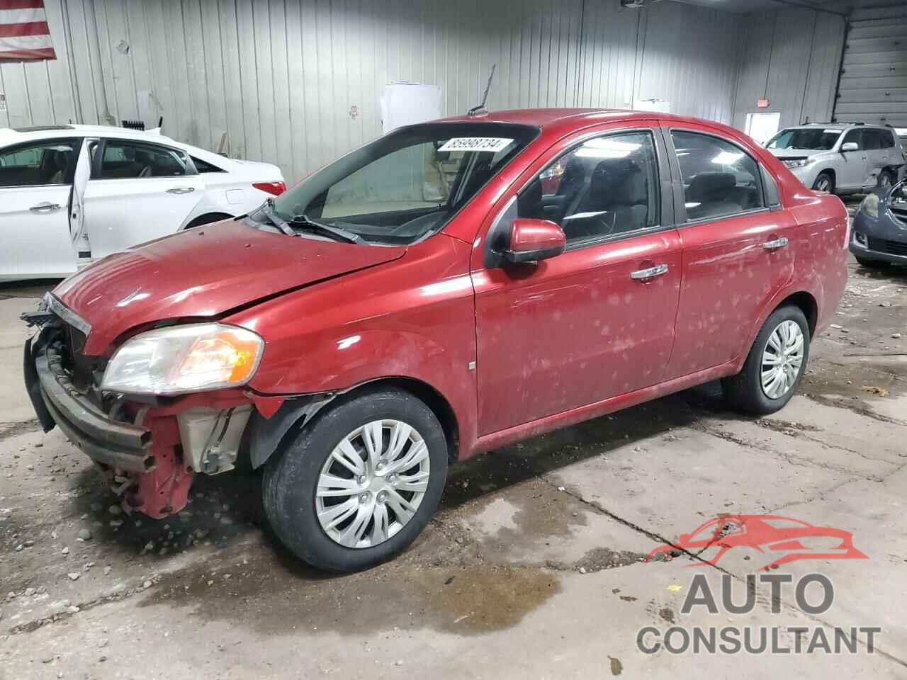 CHEVROLET AVEO 2009 - KL1TG56E39B605924