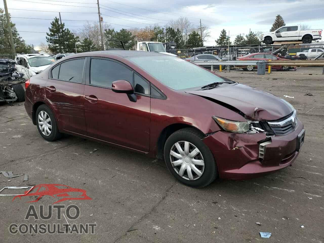 HONDA CIVIC 2012 - 19XFB2F55CE342557