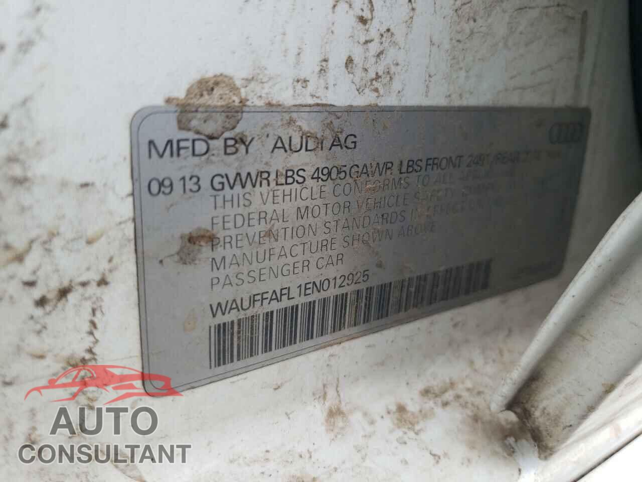 AUDI A4 2014 - WAUFFAFL1EN012925