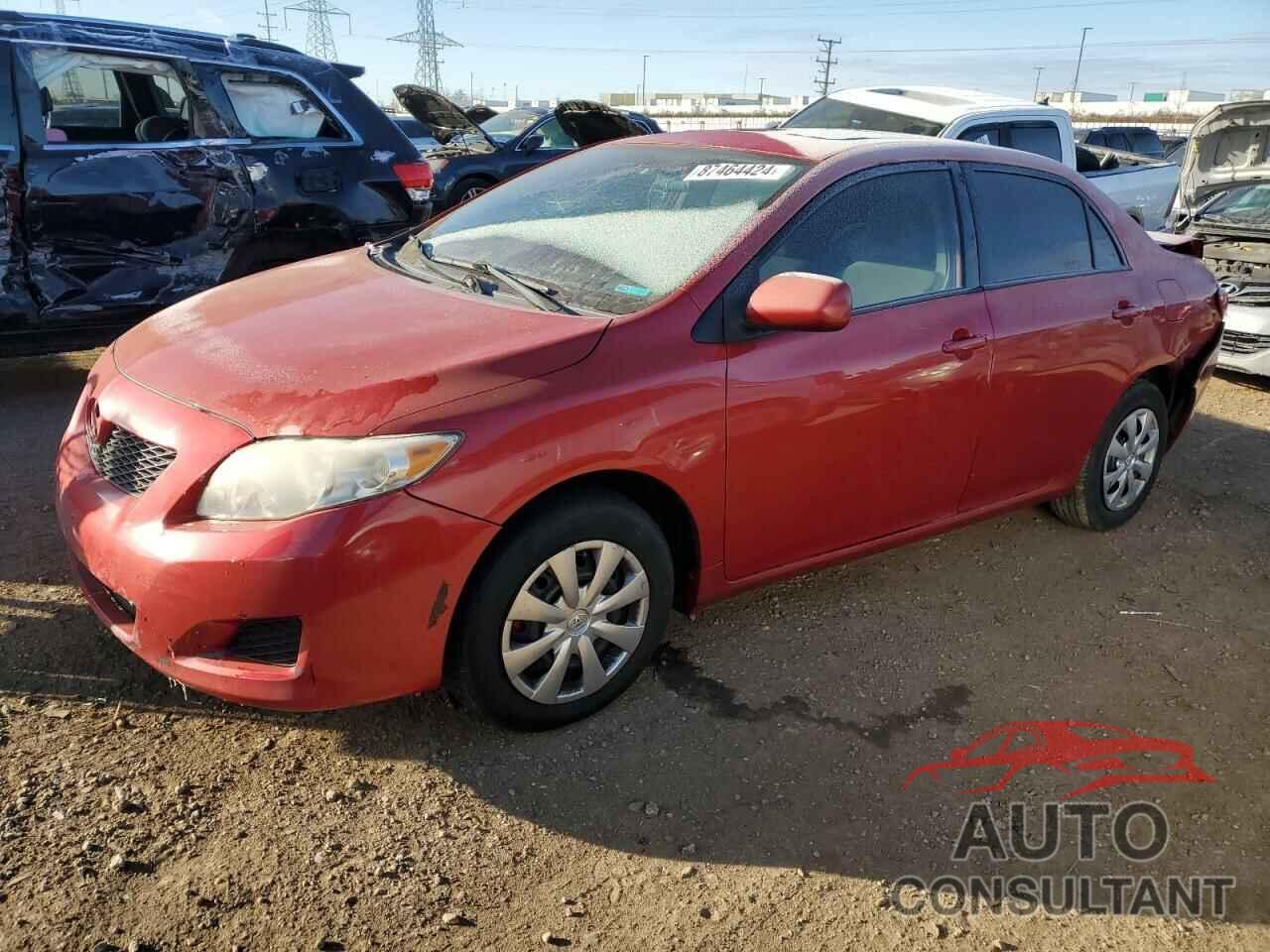 TOYOTA COROLLA 2009 - 1NXBU40E59Z071065