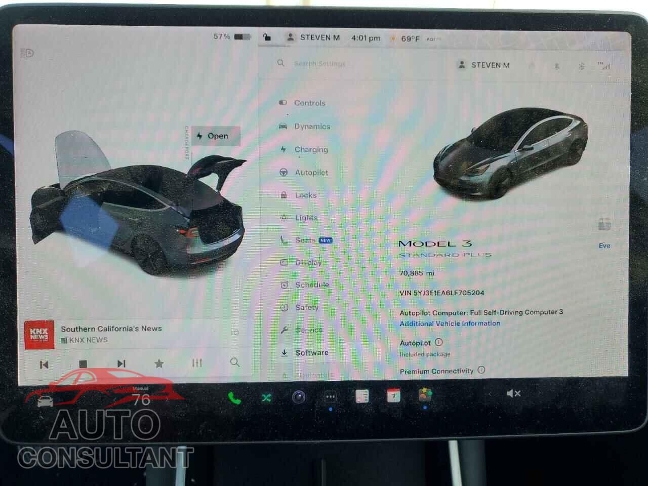 TESLA MODEL 3 2020 - 5YJ3E1EA6LF705204