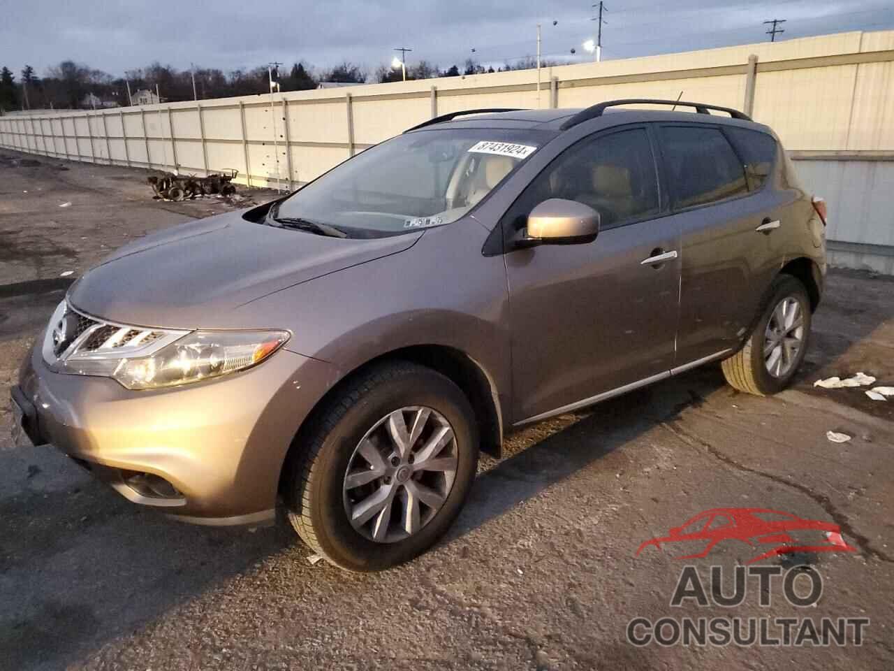 NISSAN MURANO 2014 - JN8AZ1MW7EW524382