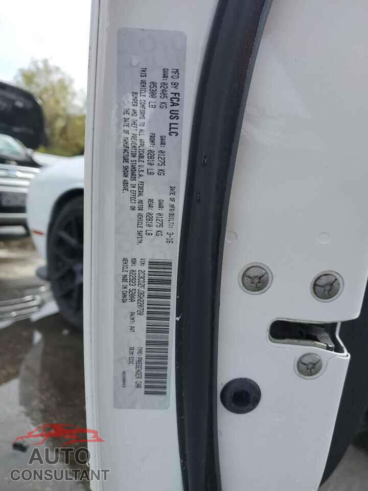 DODGE CHALLENGER 2016 - 2C3CDZFJ3GH220720