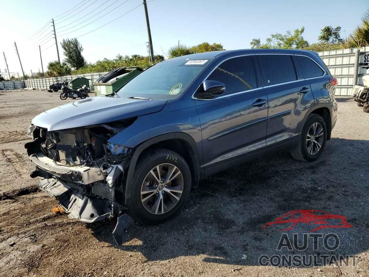 TOYOTA HIGHLANDER 2019 - 5TDBZRFH8KS998902