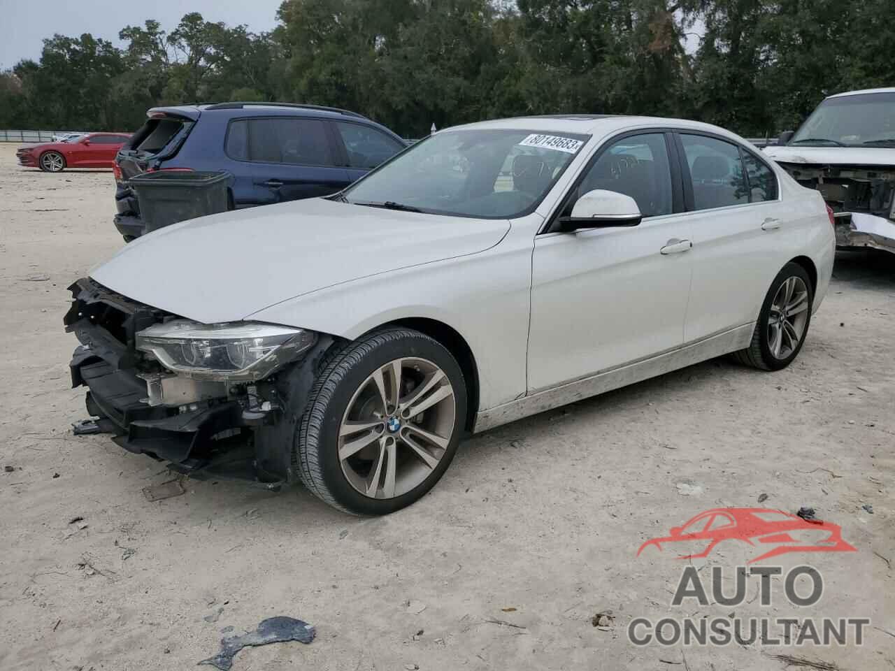 BMW 3 SERIES 2017 - WBA8B9G31HNU53959