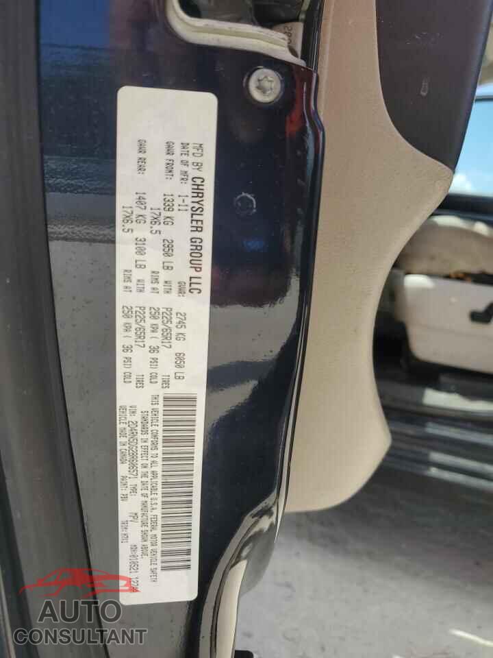 DODGE CARAVAN 2011 - 2D4RN5DG2BR606571