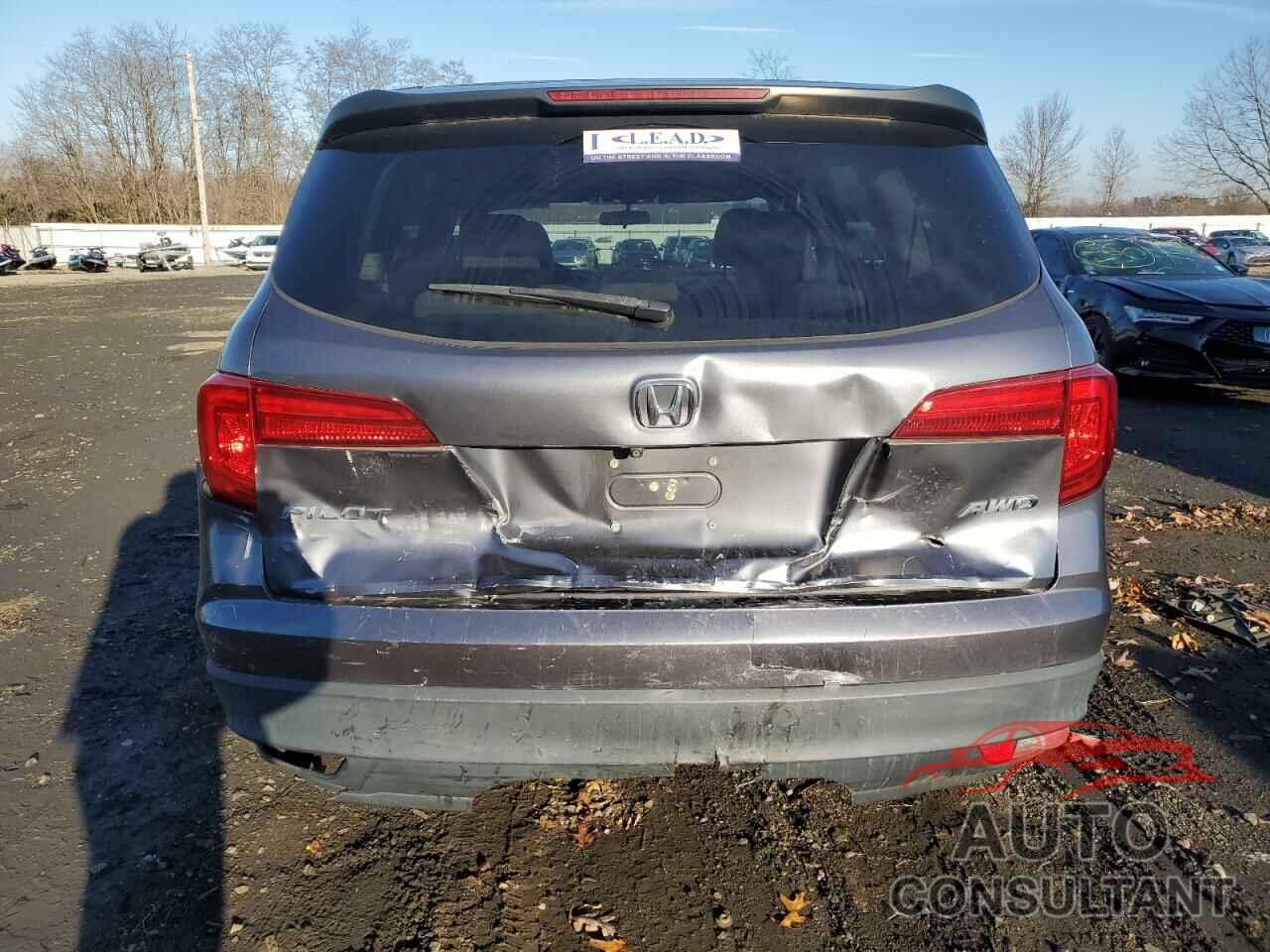 HONDA PILOT 2017 - 5FNYF6H17HB014086